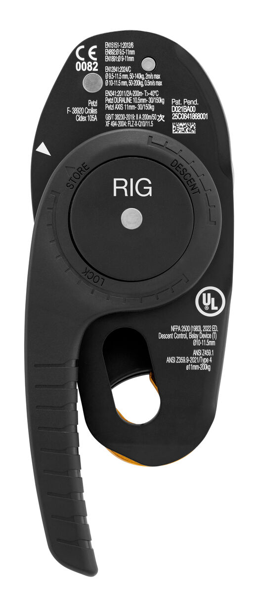 Petzl RIG® Compact Rope Access Descender | Industrial & Rescue from Columbia Safety